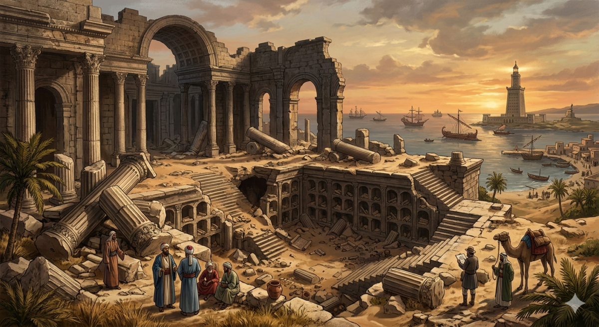 The Lost Pulse Of Humanity: Inside The Shadow Of The Great Library of Alexandria