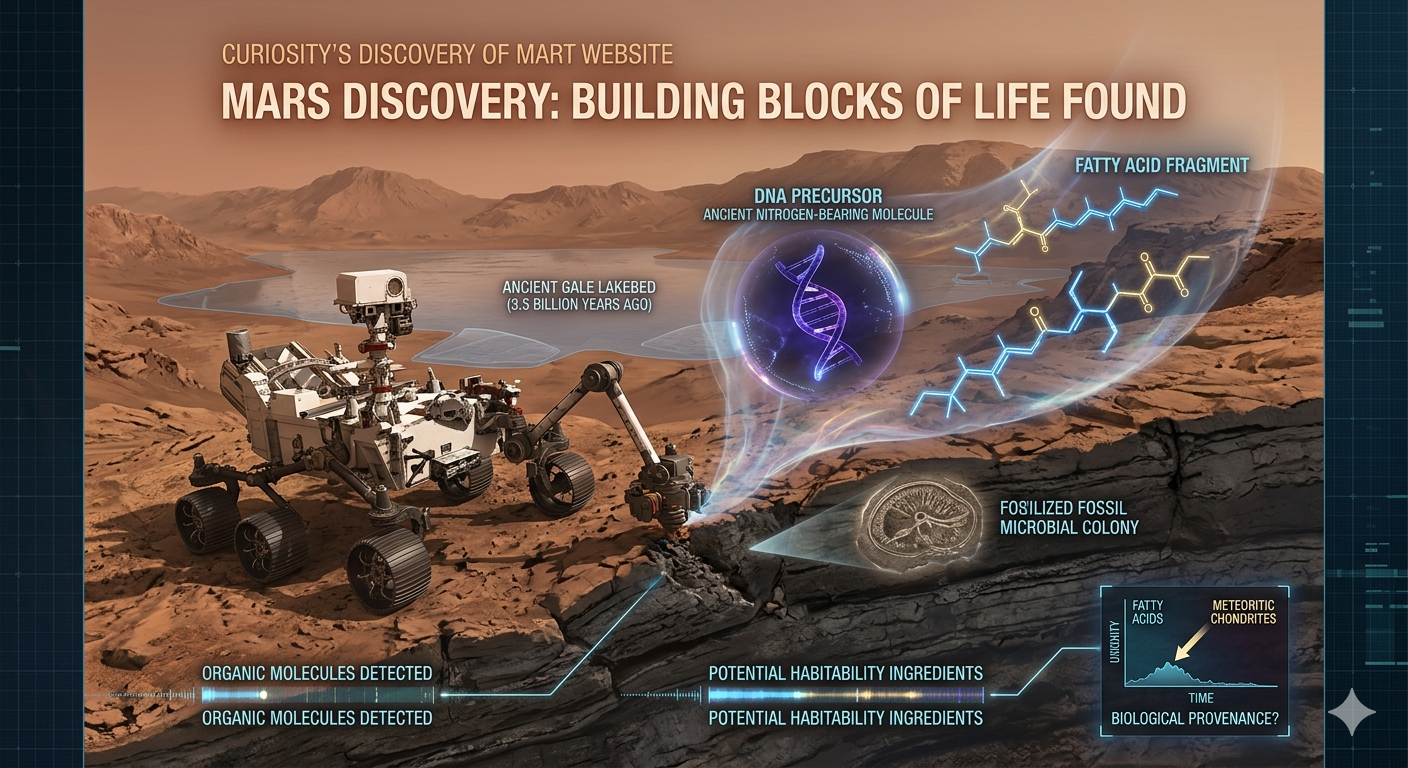 Clue Of Ancient Life Or Just a Common Chemistry: NASA’s Curiosity Rover Just Found Some Organic Molecules On Mars