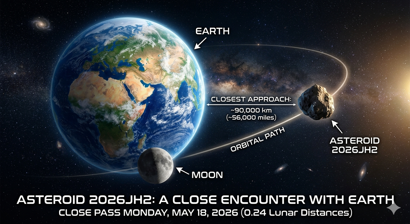 Asteroid 2026 JH2: Earth’s Surprise Visitor