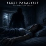 Illustration image of sleep paralysis.