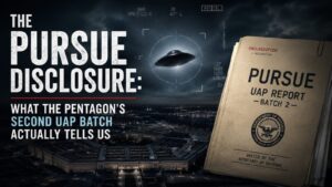 Feature image for UAP files disclosure.
