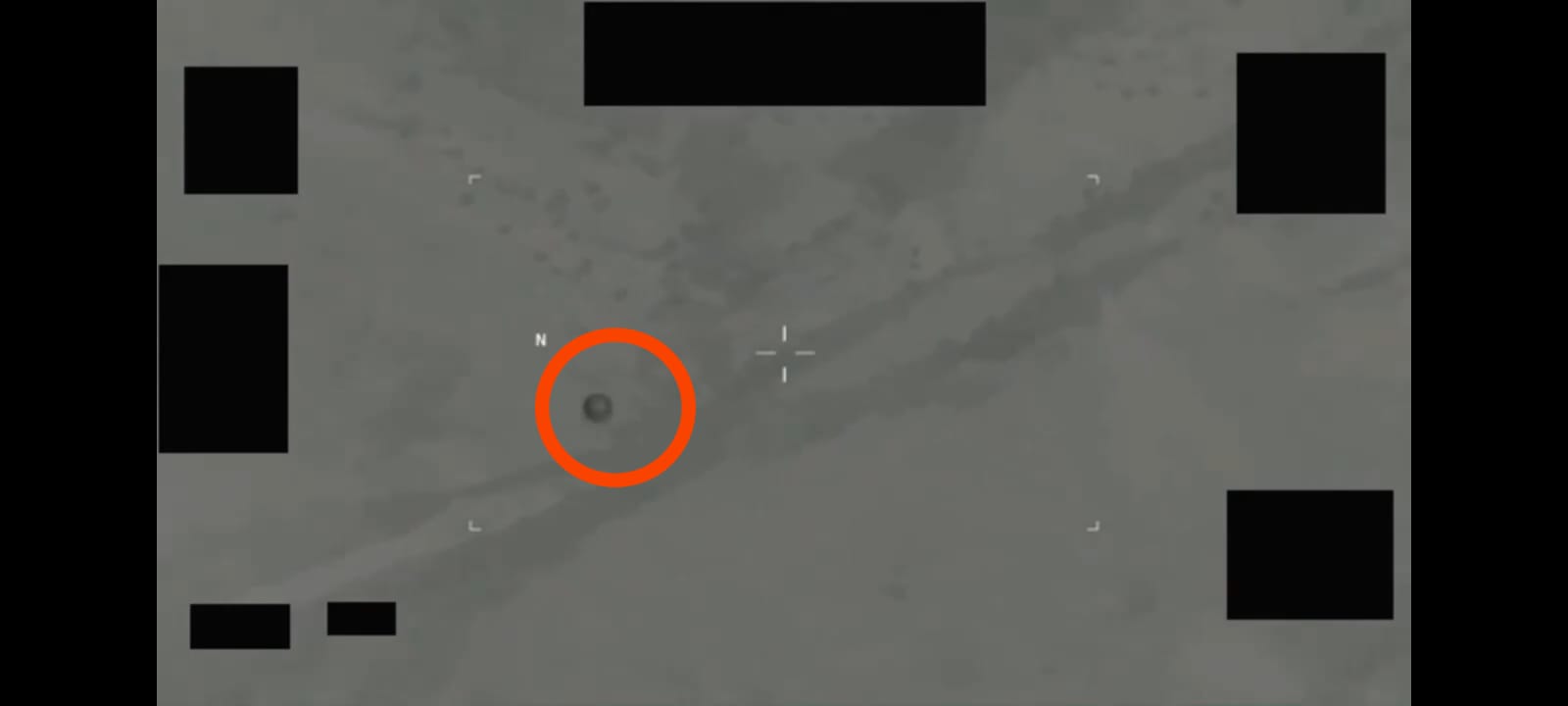 Mysterious orbs over landscape