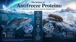 Feature image The Science of antifreeze protein how Polar Fish And Insects Beat The Absolute Cold.